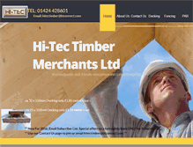 Tablet Screenshot of hitectimber.co.uk